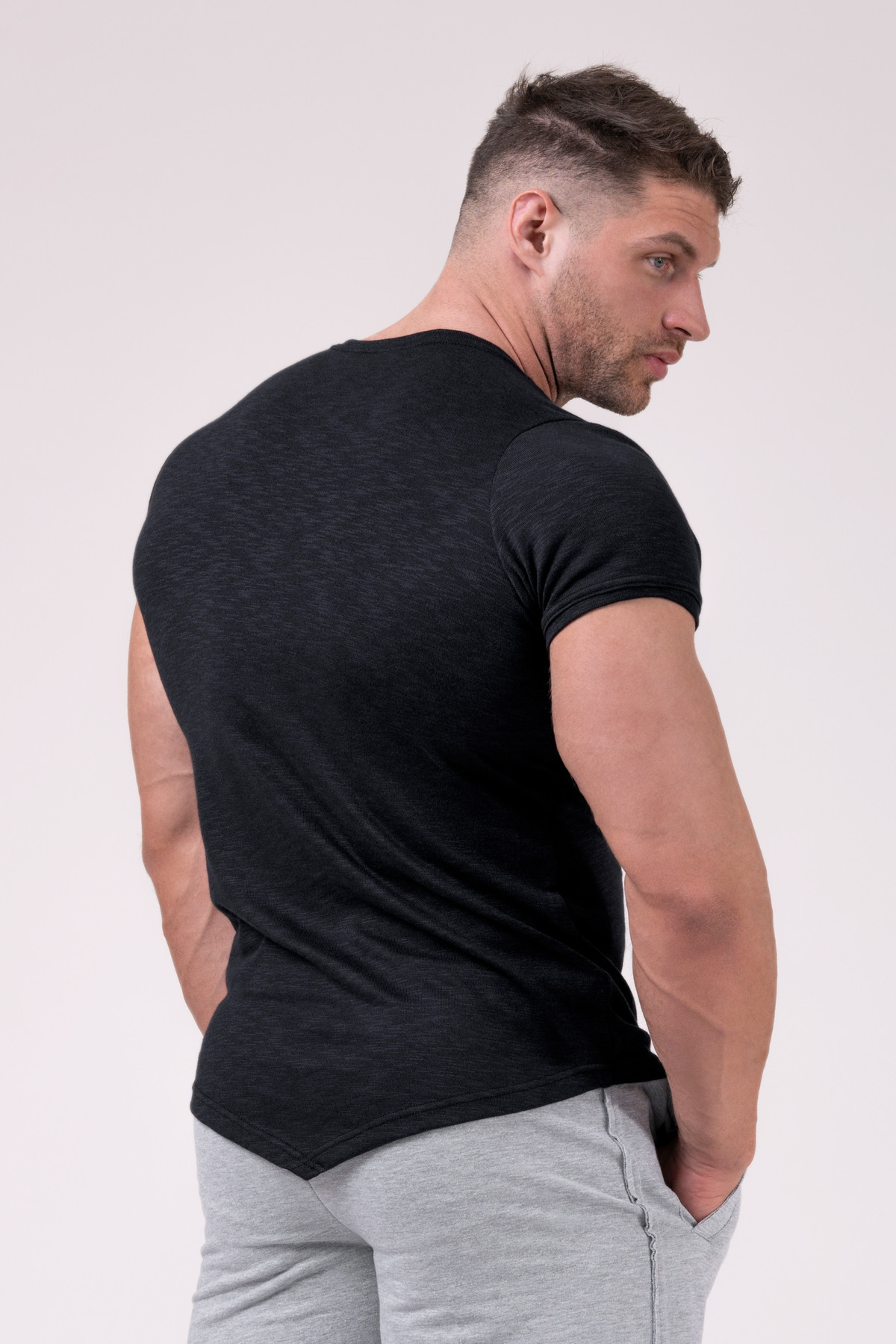 Férfi póló Nebbia Red Label Muscle Back 172  XL  fekete termék 2. képe