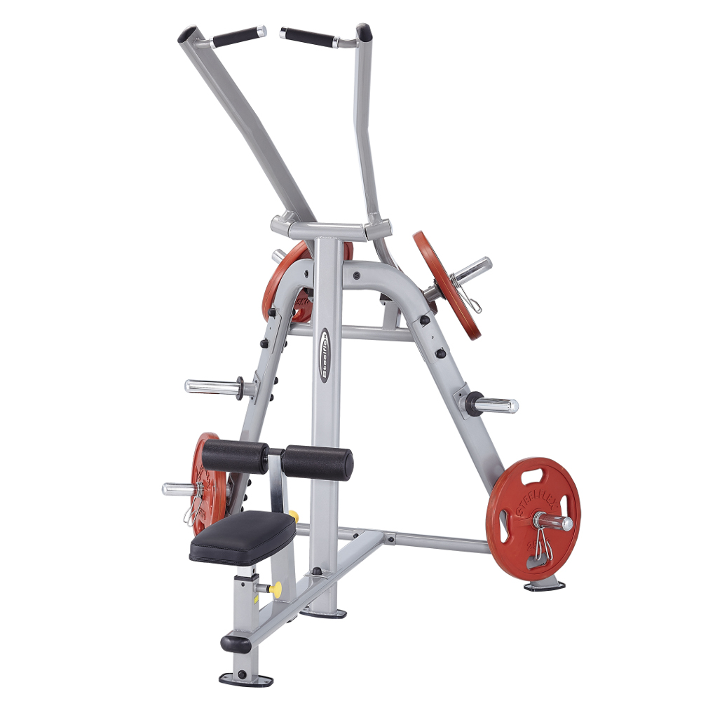Lat Pull down hátlehúzó Steelflex PlateLoad Line PLLA szürke