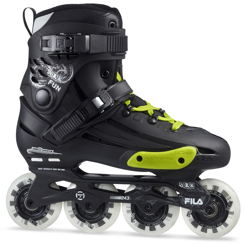 Fila NRK FUN BLACK/YELLOW/MAGENTA görkorcsolya 38