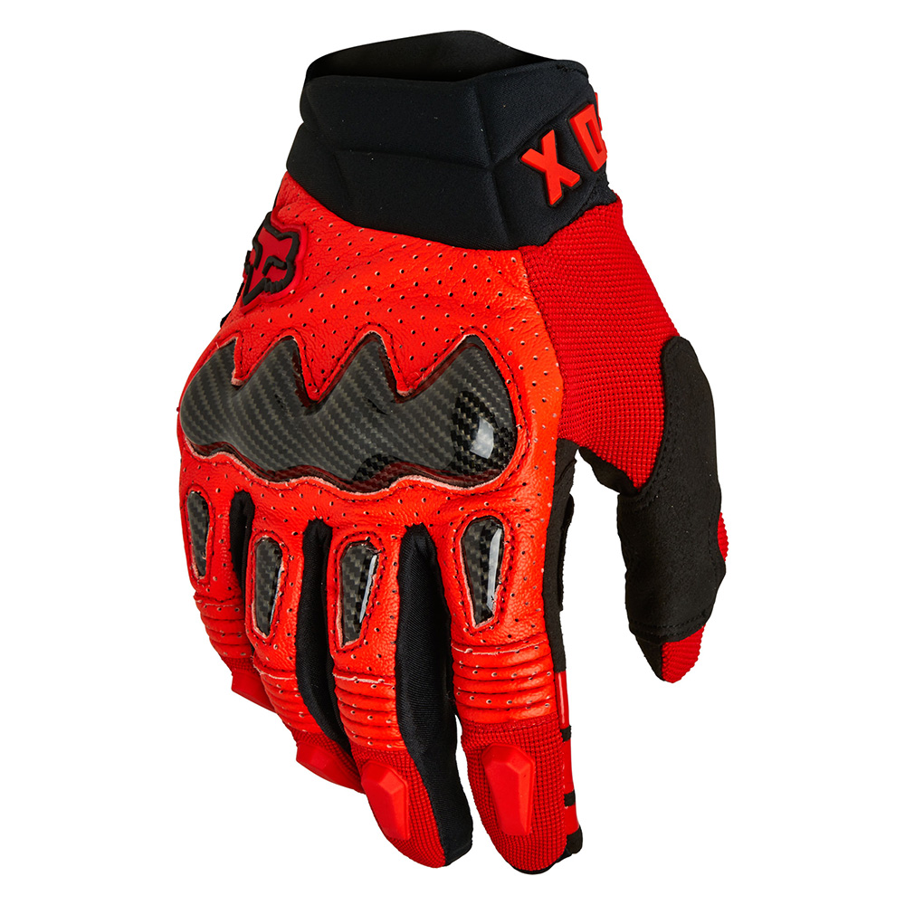 Motocross kesztyű FOX Bomber Ce Fluo Red MX22 fluo piros 4XL akciós termékkép 1