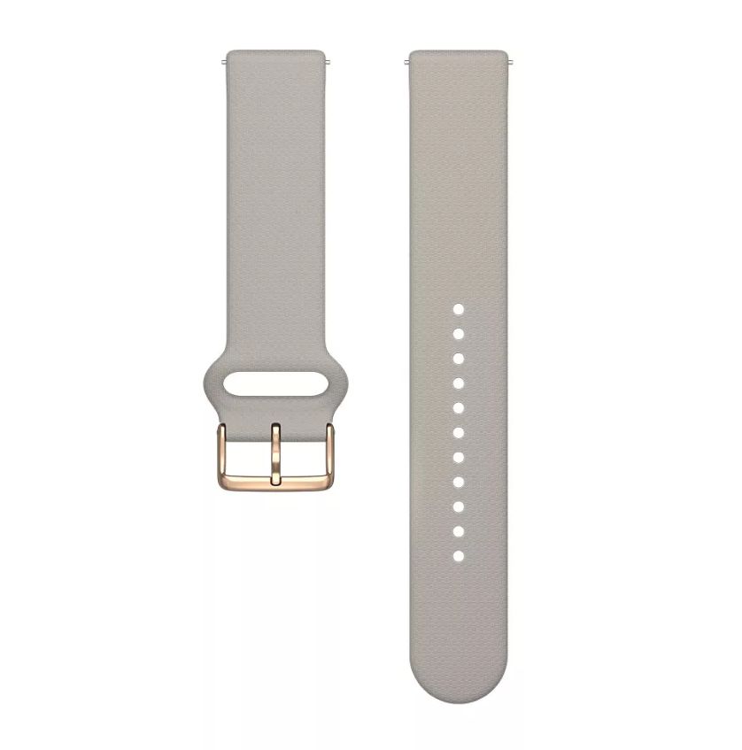 Polar szilikon óraszíj 20 mm S-L szürke