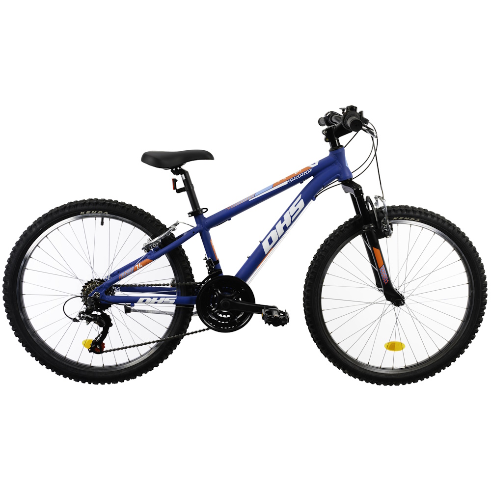 Junior kerékpár DHS Teranna 2423 24" 7.0  kék  12" (125-145 cm) akciós termékkép 1