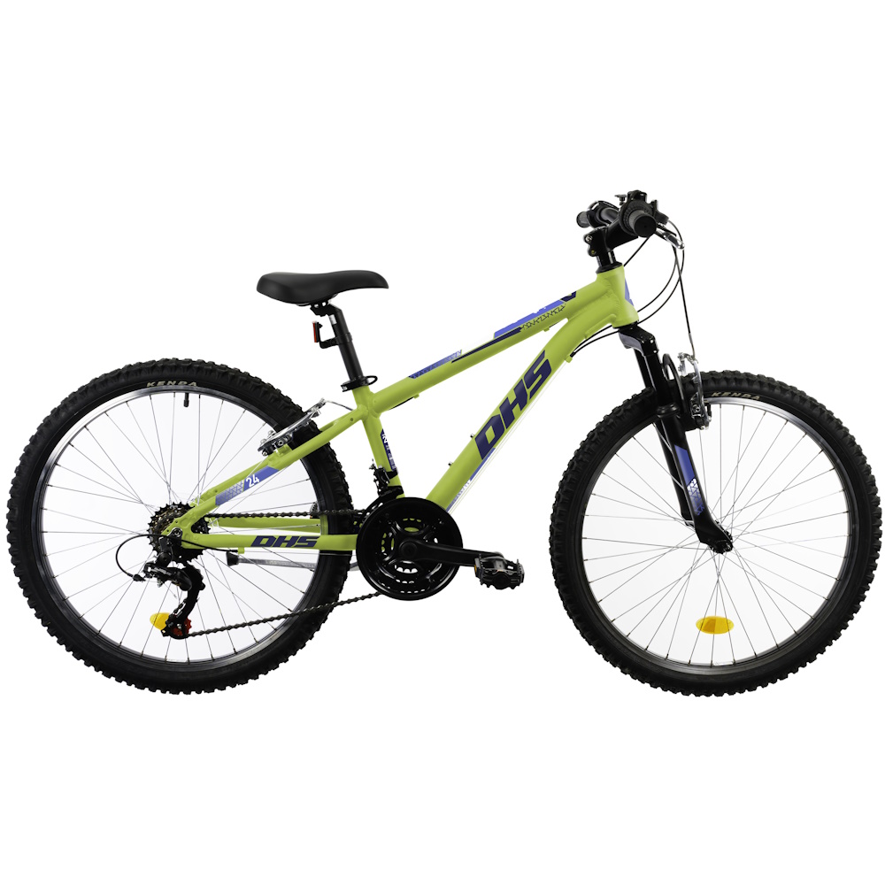 Junior kerékpár DHS Teranna 2423 24" 7.0  kék  12" (125-145 cm) termék 2. képe