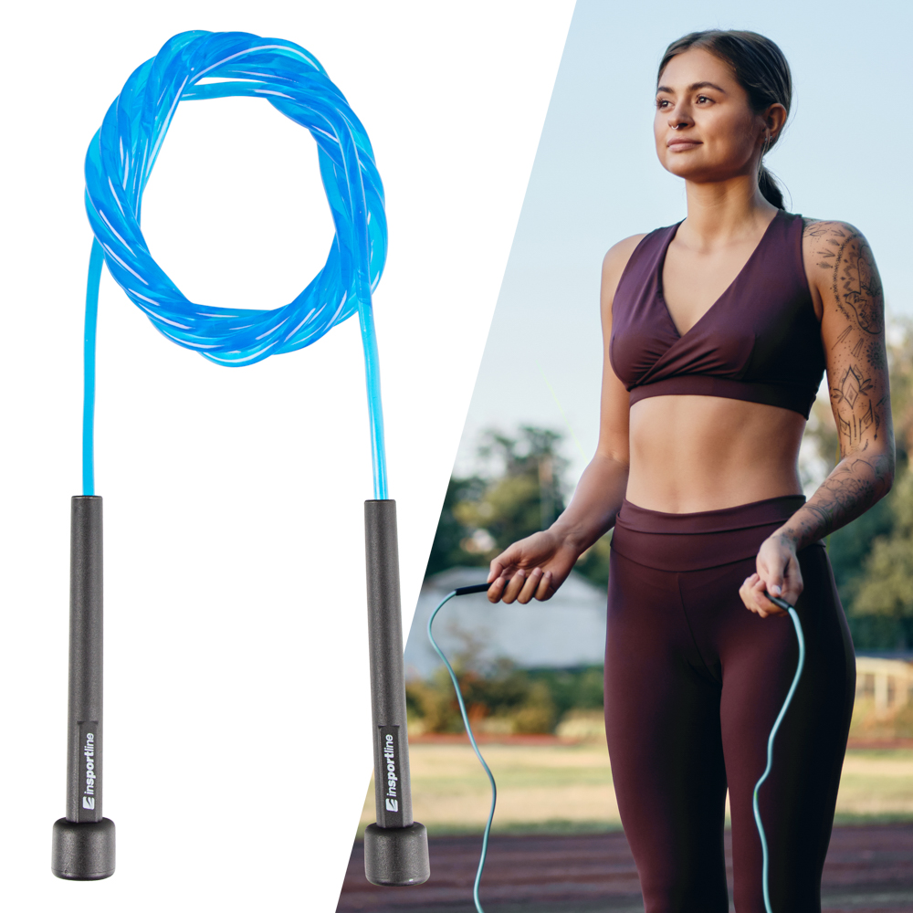 Ugrókötél inSPORTline JumpSpeed fekete termék 2. képe