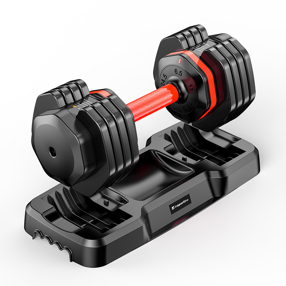 Állítható egykezes súlyzó szett inSPORTline DuraBell® 2x 6,5-24,5 kg termék 2. képe
