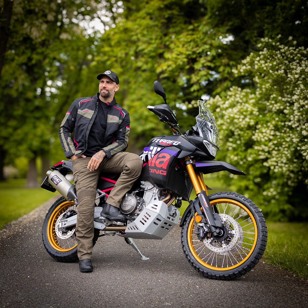 Nyári motoros dzseki W-TEC Rovin, szellőzőpanelek, tépőzár, 600D poliészter, visionight fényvisszaverő elemek fekete-zöld-piros S termék 2. képe