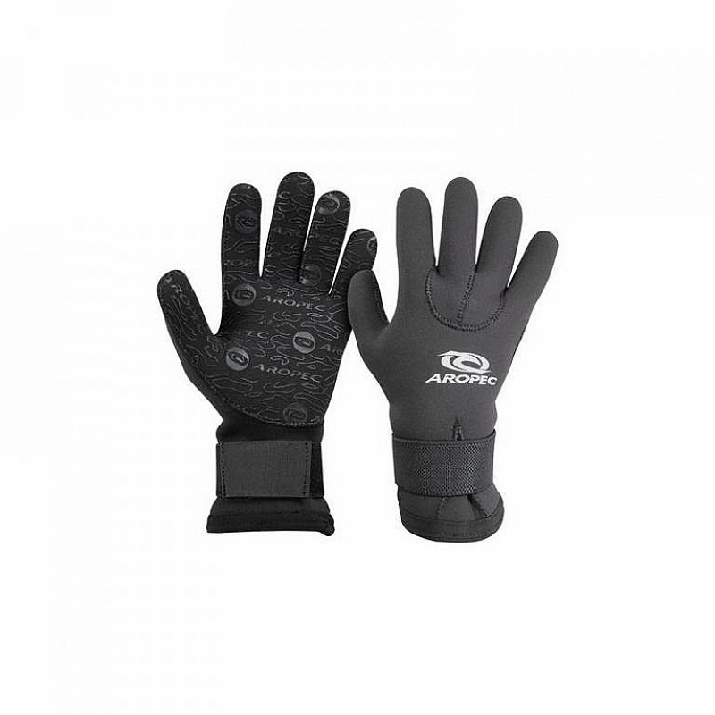 Neoprén kesztyű Aropec CLASSIC 3 mm fekete S akciós termékkép 1