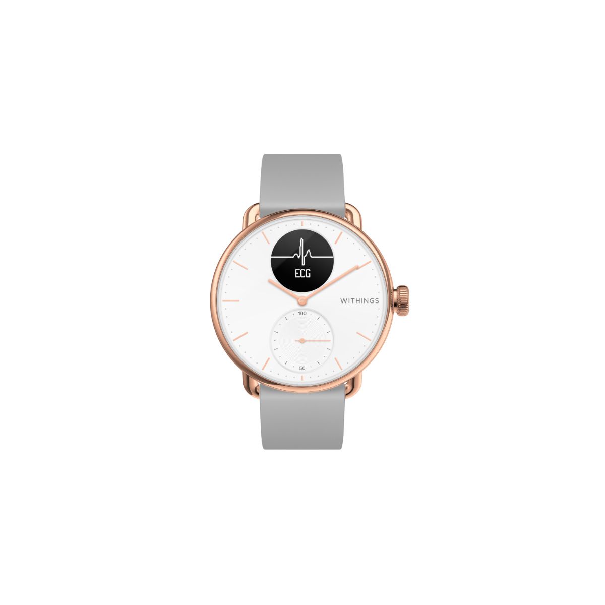 Withings Scanwatch 38 mm okosóra Rose Gold