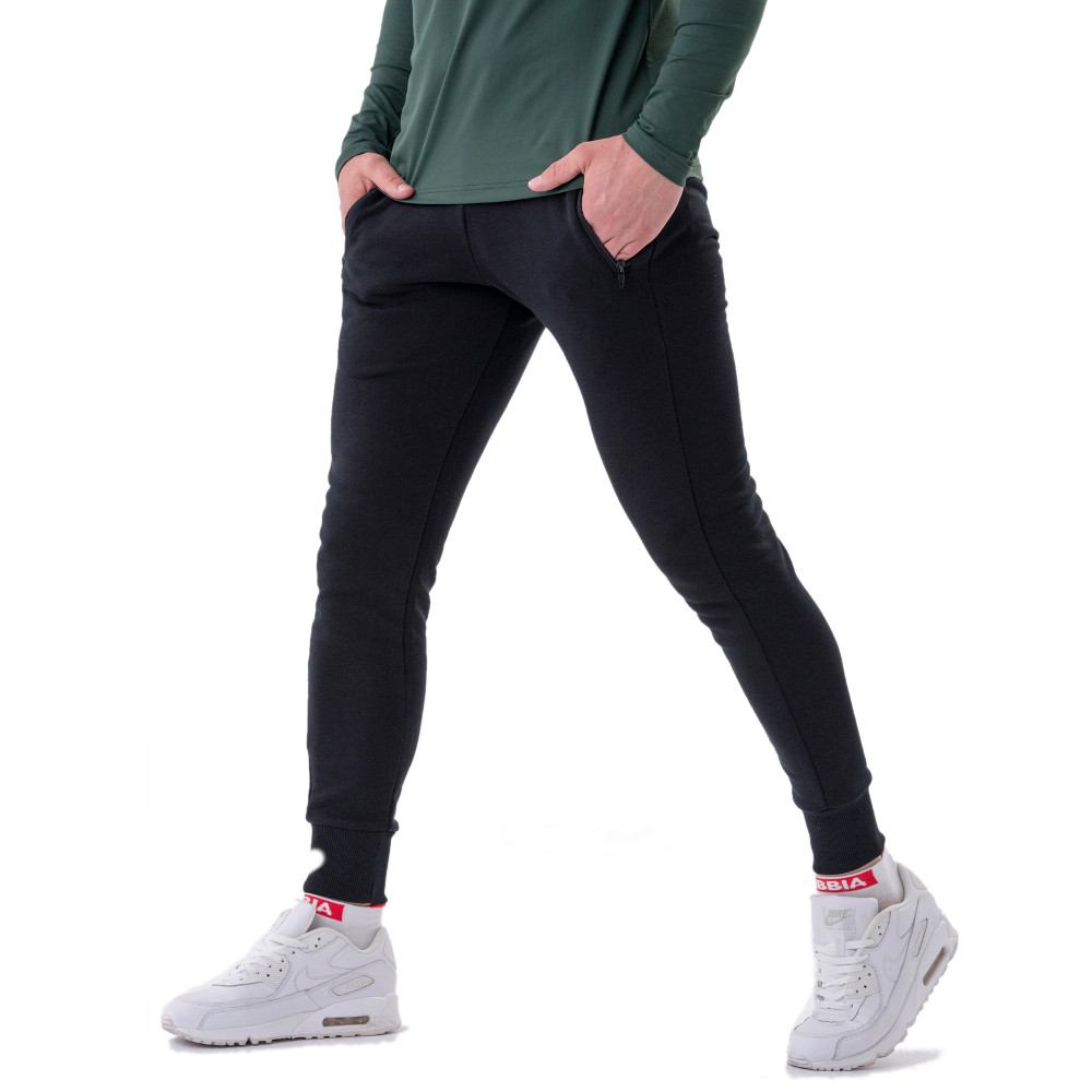 Férfi melegítőnadrág Nebbia „Re-gain“ 320 fekete M