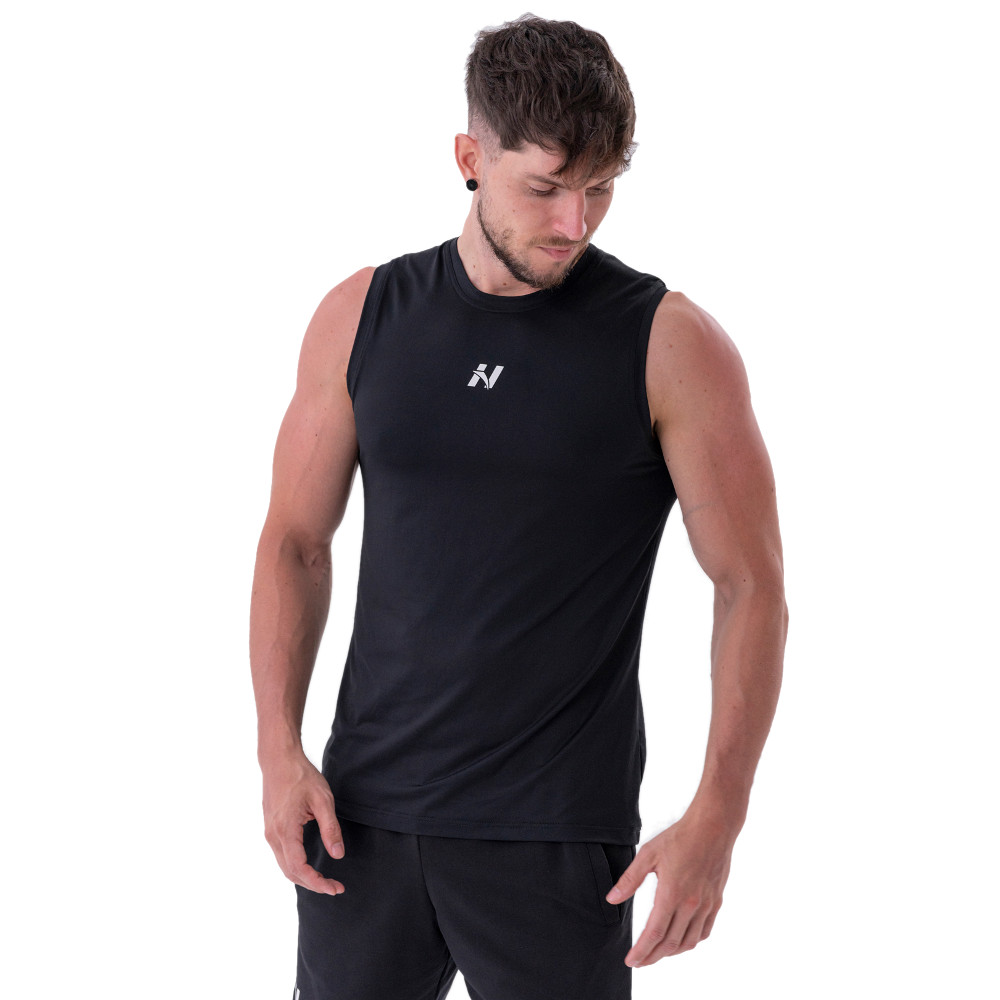 Férfi sporttrikó Nebbia „Power“ 322 fekete M akciós termékkép 1