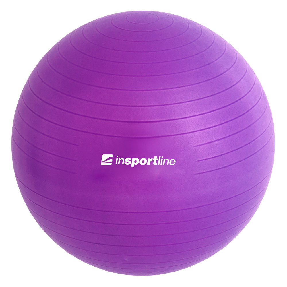 Gimnasztikai labda inSPORTline Top Ball 55 cm lila