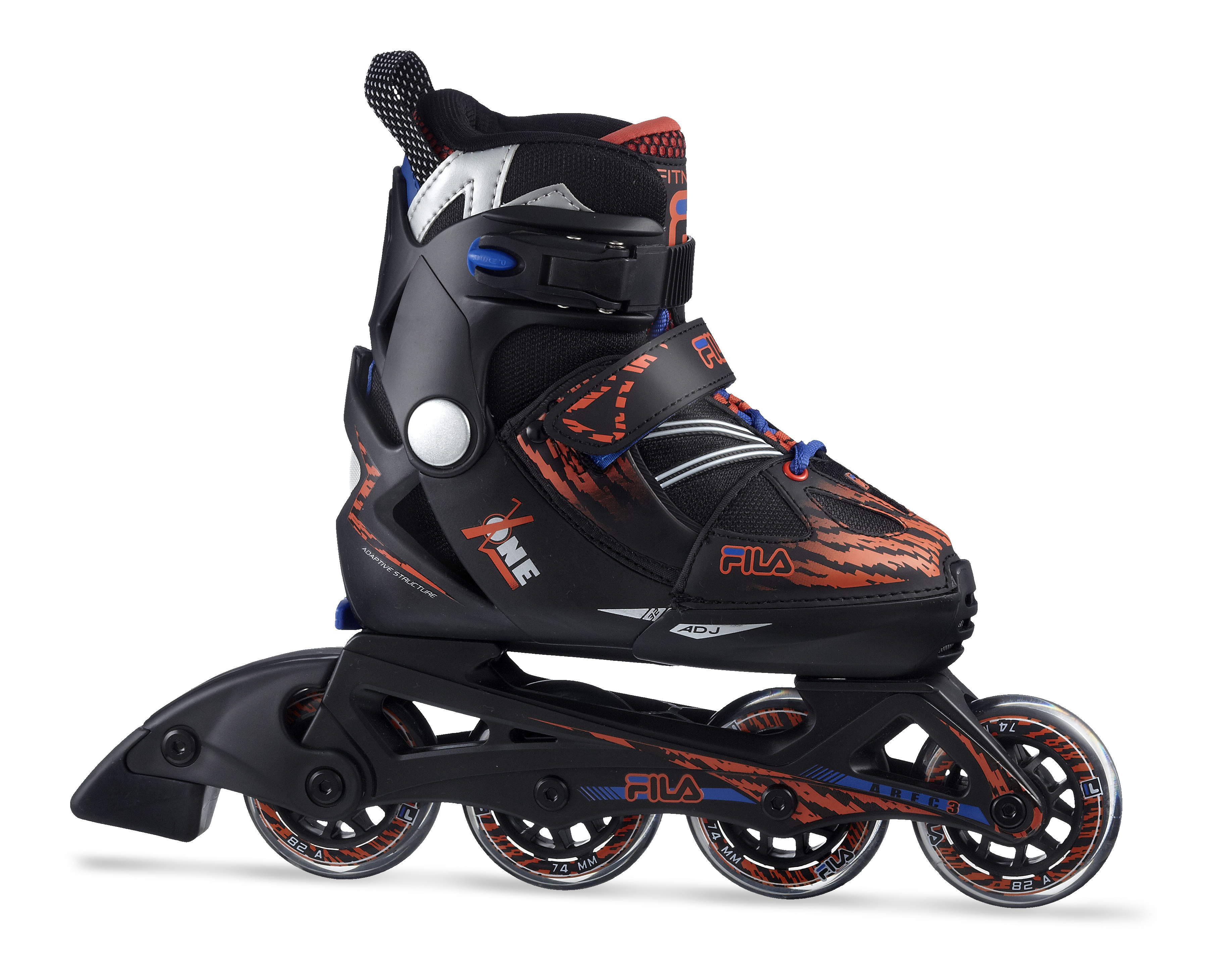 Fila X-One görkorcsolya fekete/piros S (29-32)