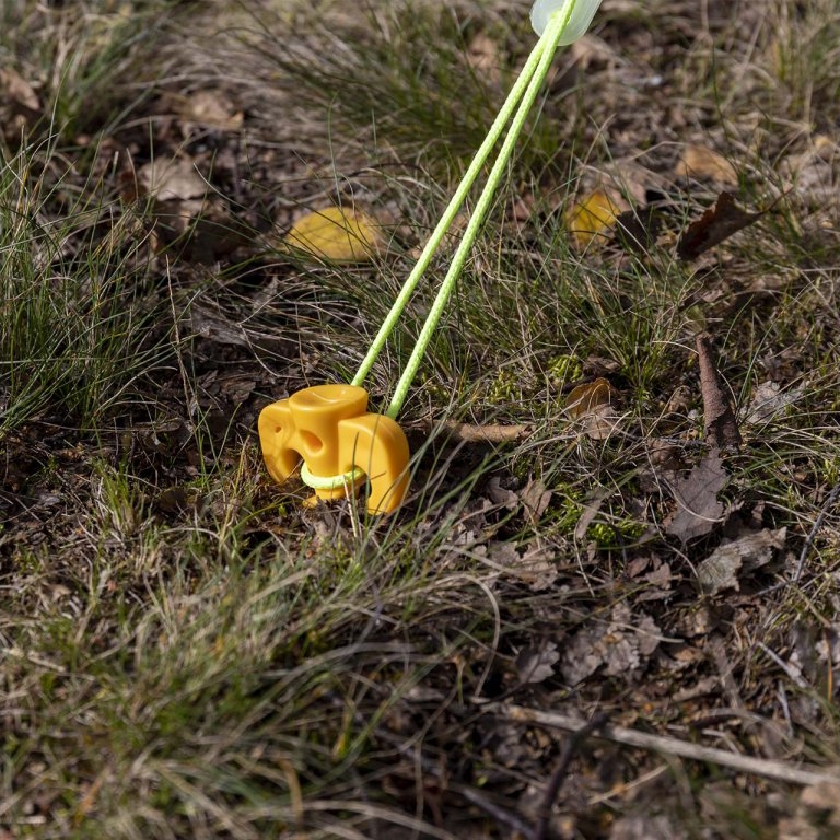 Műanyag menetes sátorkaró készlet YATE 6 db termék 2. képe