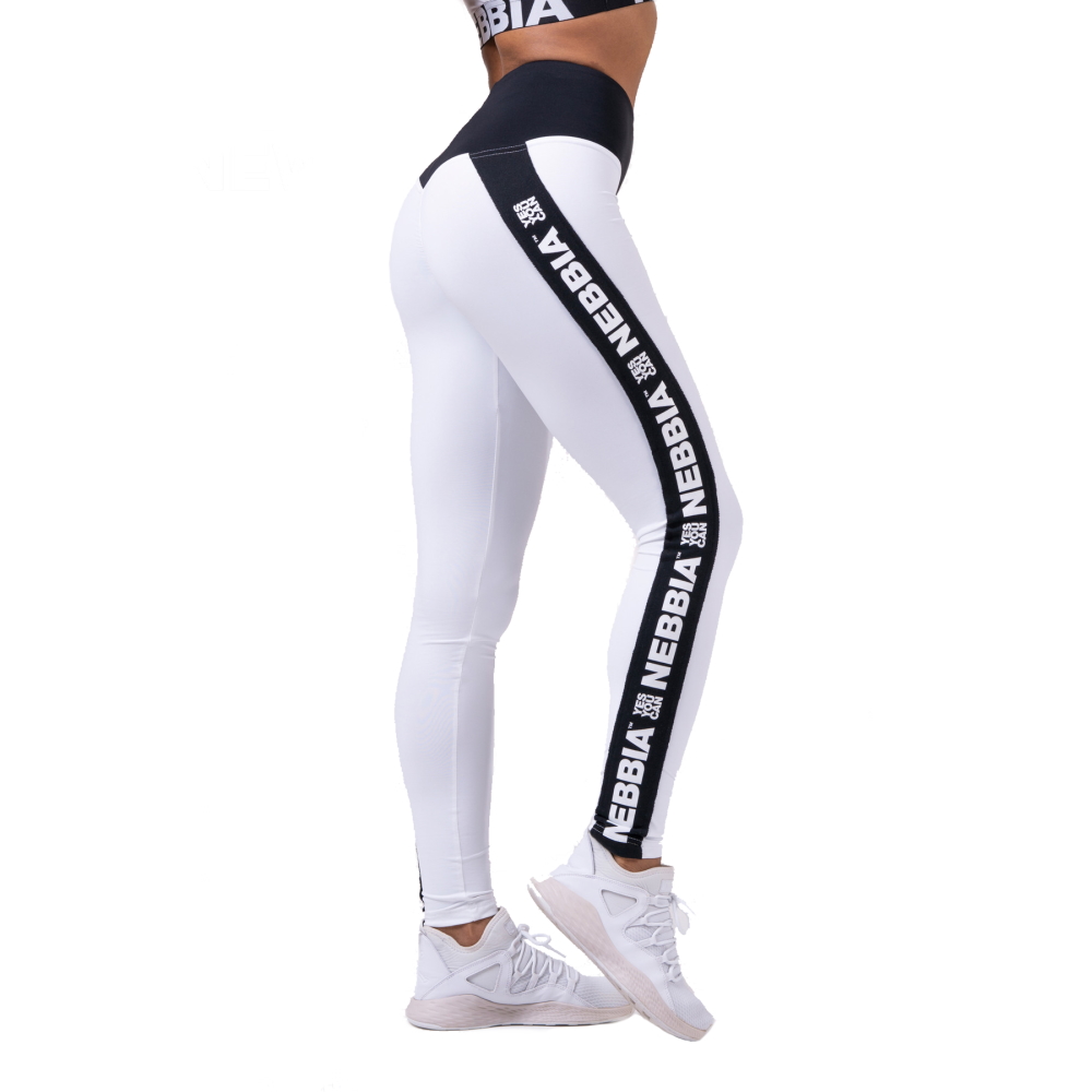 Női ikonikus leggings Nebbia Power Your Hero 531 fehér L