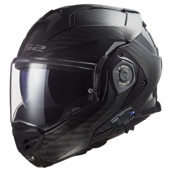 LS2 FF901 ADVANT X SOLID CARBON beépített cardo kommunikációval S akciós termékkép 1
