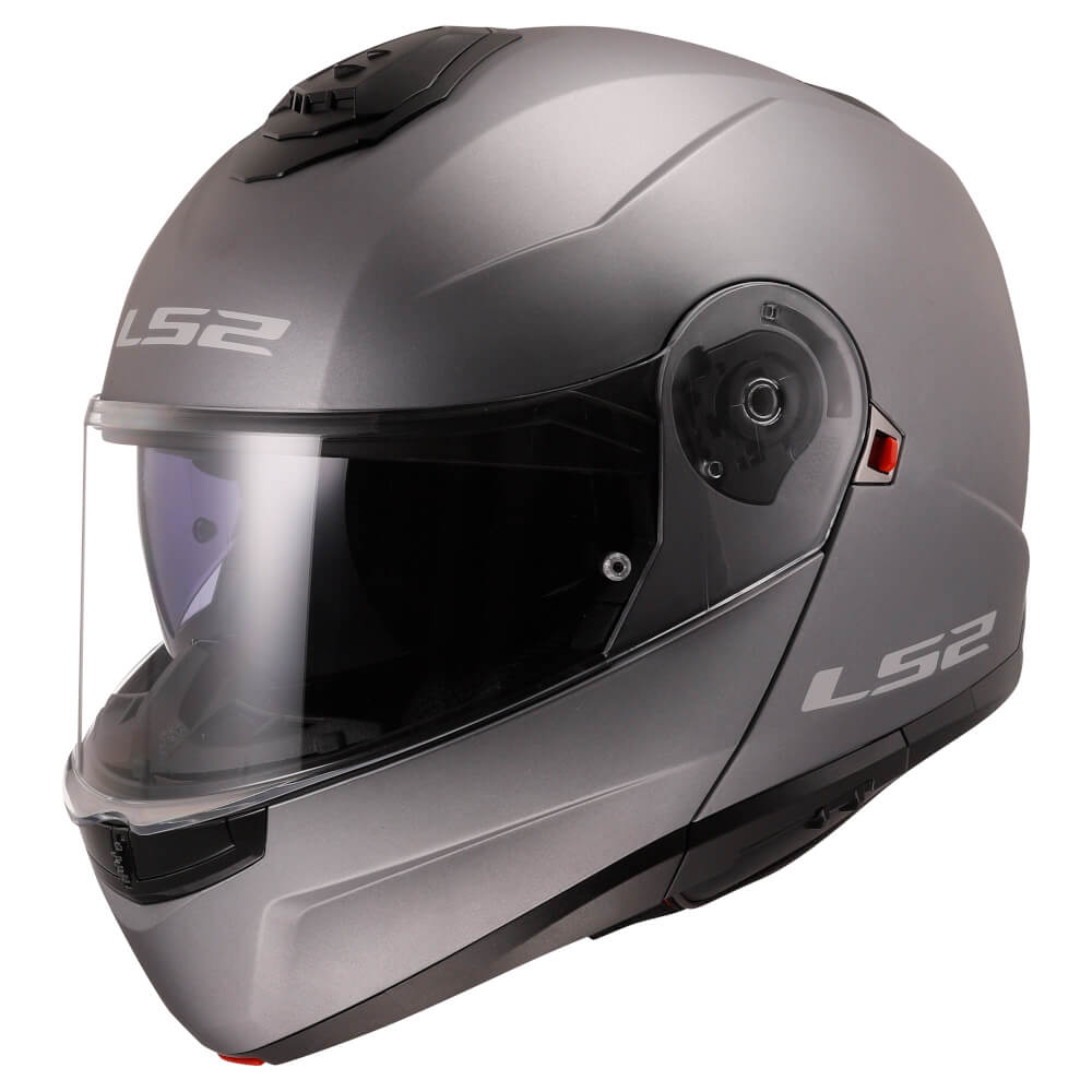 Flip-up bukósisak LS2 FF908 Strobe II Matt Titanium XS (53-54) akciós termékkép 1