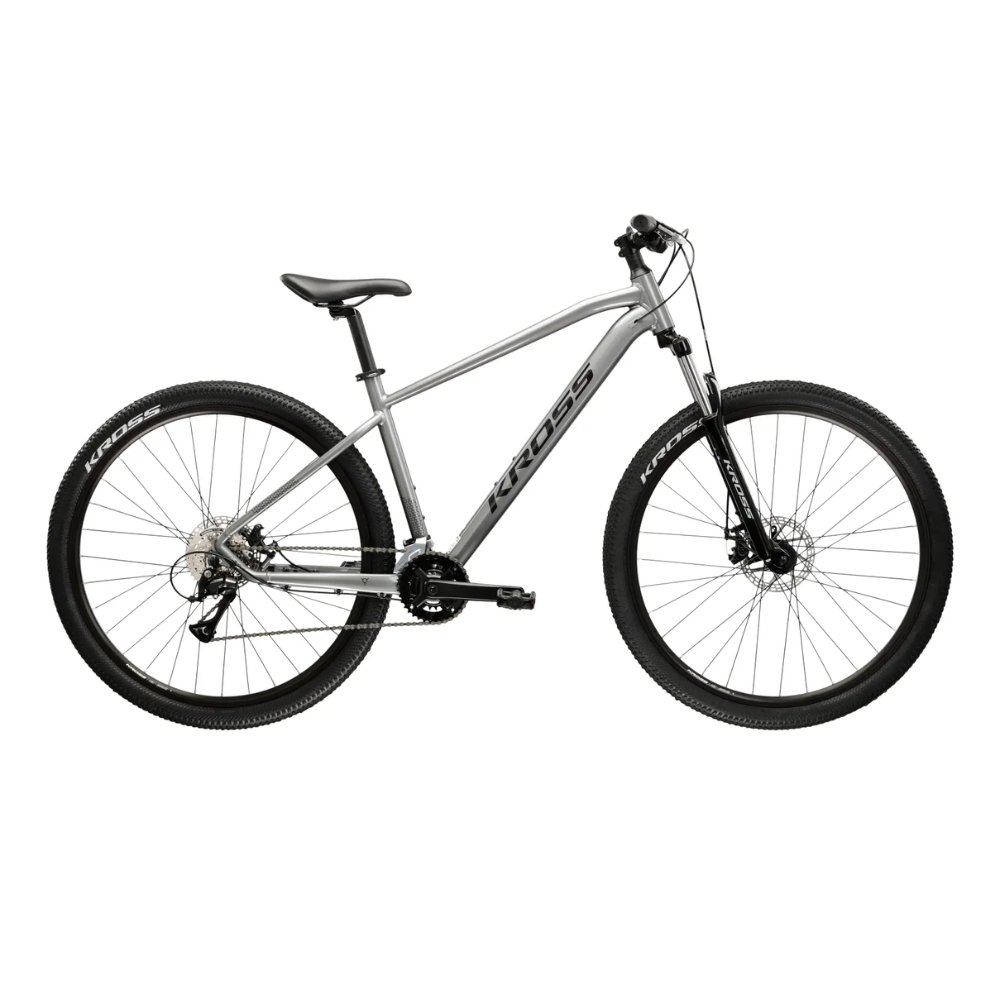 Hegyi kerékpár Kross Hexagon 3.0 29" Gen 008 L (18", 172-182 cm) szürke / tengerészkék / fényes termék 2. képe