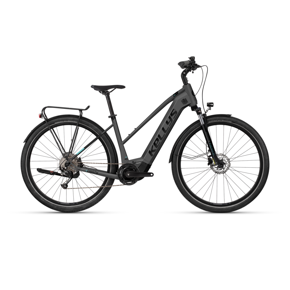 Női trekking elektromos kerékpár KELLYS E-Cristy 30 28" 7.0 S (16", 157-170 cm) égszínkék termék 2. képe