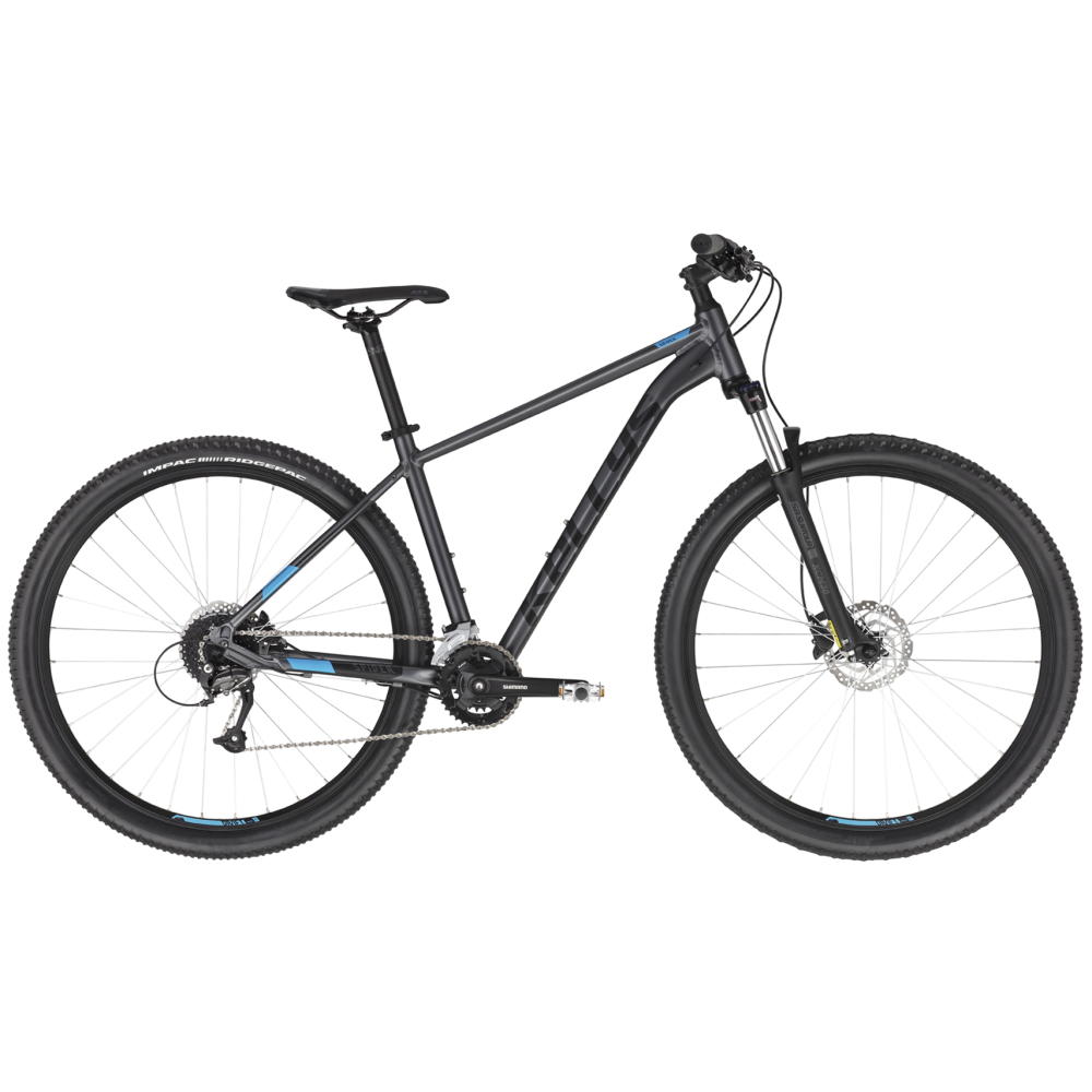 Hegyikerékpár KELLYS SPIDER 70 29" - modell 2023 S (17", 164-177 cm) fekete akciós termékkép 1