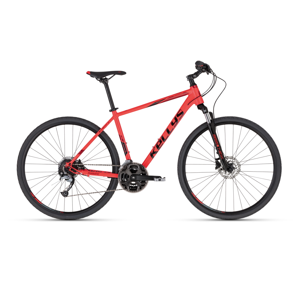 Férfi cross kerékpár KELLYS PHANATIC 10 28" 8.0  piros  S (17", 155-170 cm) akciós termékkép 1