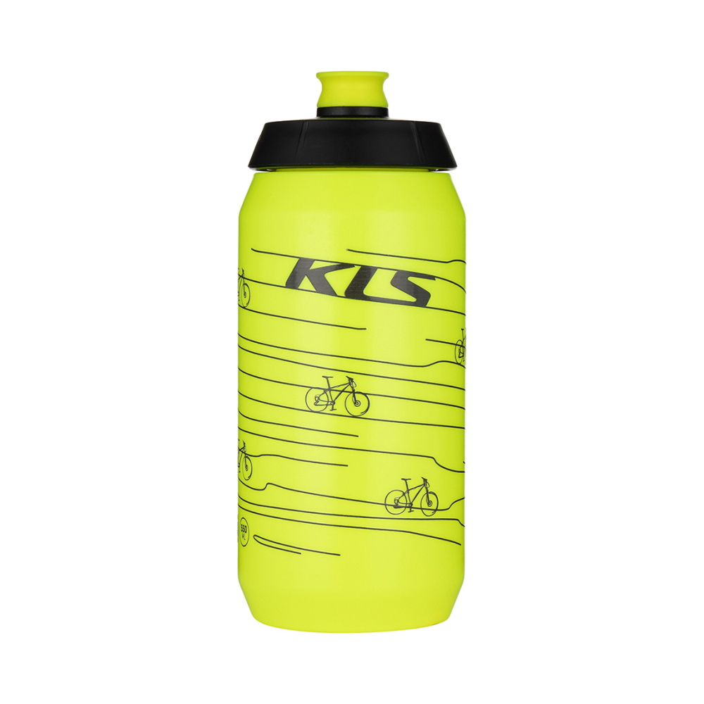 Kerékpáros kulacs Kellys Kolibri 0,55l  Neon Sárga akciós termékkép 1