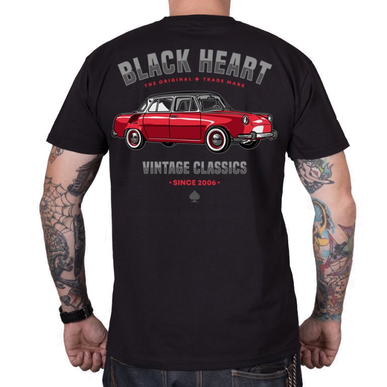 Póló BLACK HEART MB XL fekete
