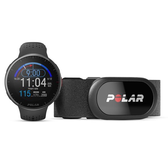 Sportteszter Polar Pacer Pro Carbon szürke H10 HR szettel