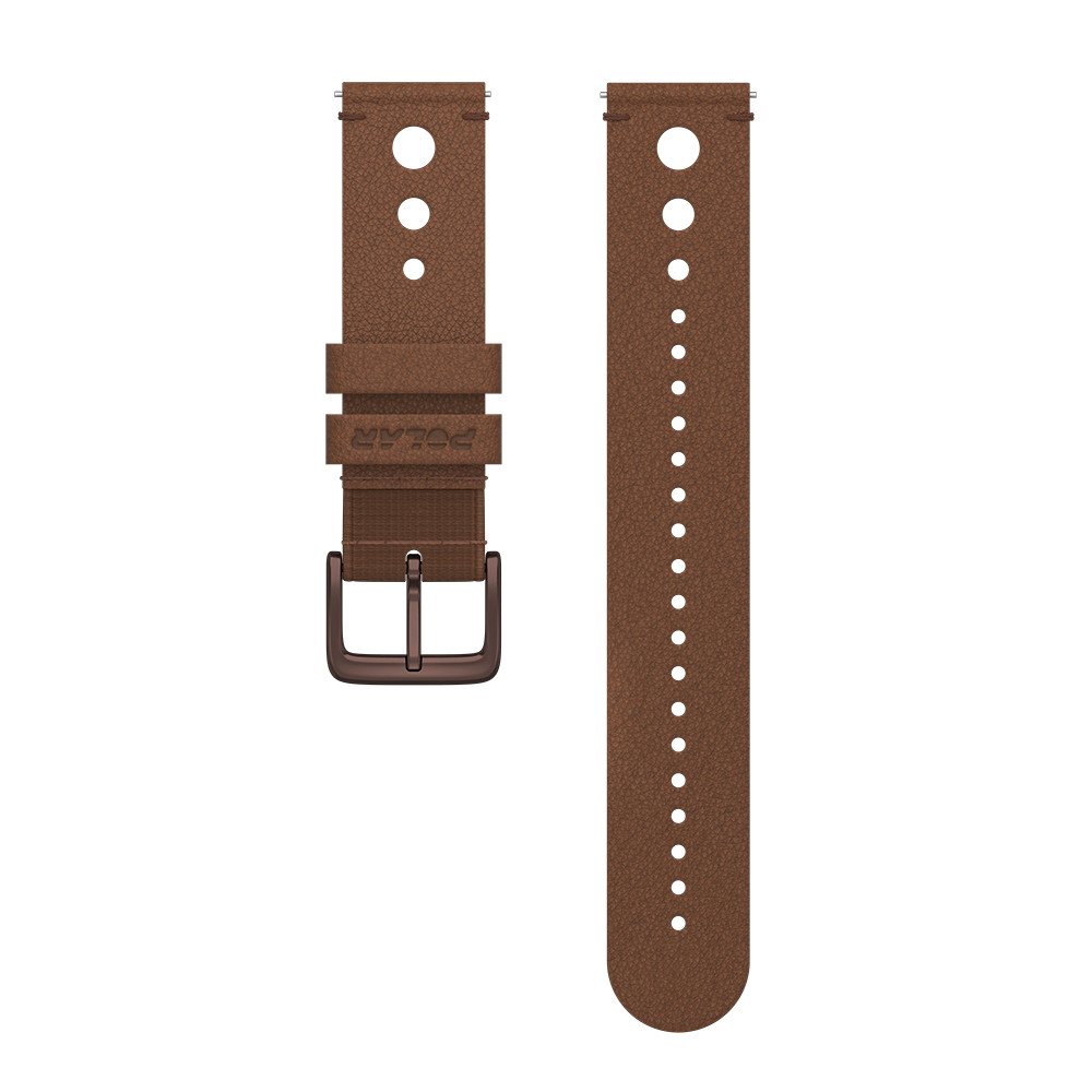 Polar bőr óraszíj 20 mm Cognac M/L akciós termékkép 1