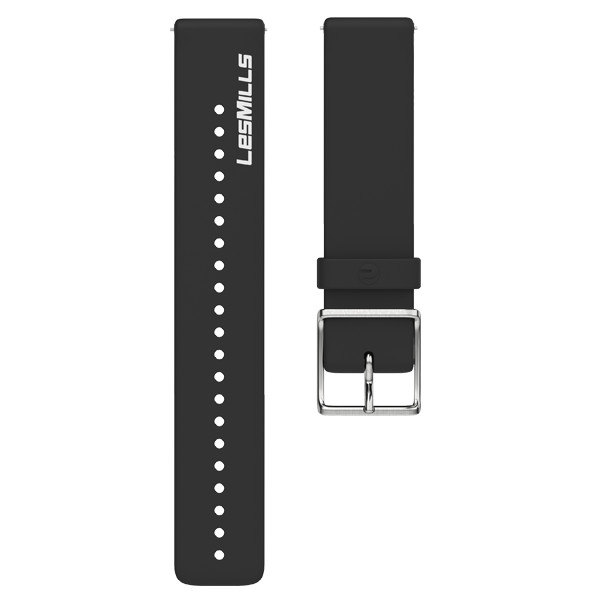 Polar óraszíj 20 mm szilikon M/L LM fekete akciós termékkép 1