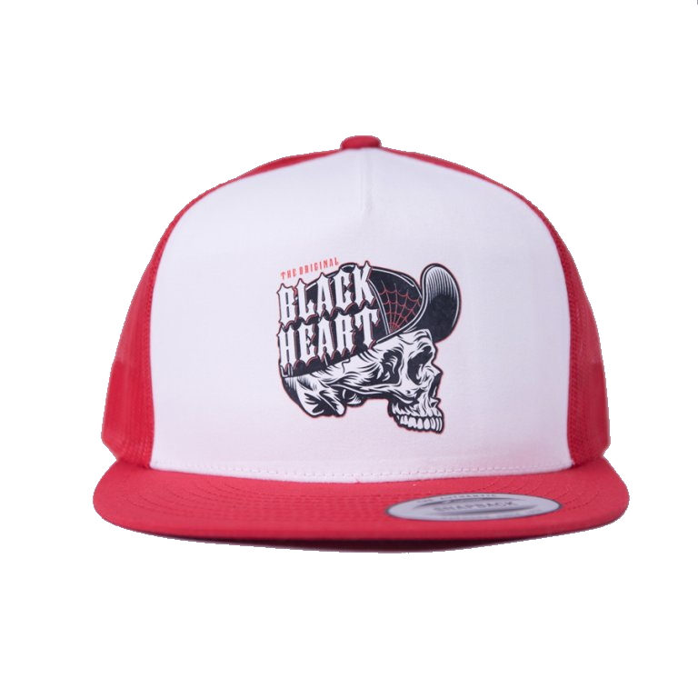 Snapback sapka BLACK HEART Speedy Red Trucker piros-fehér