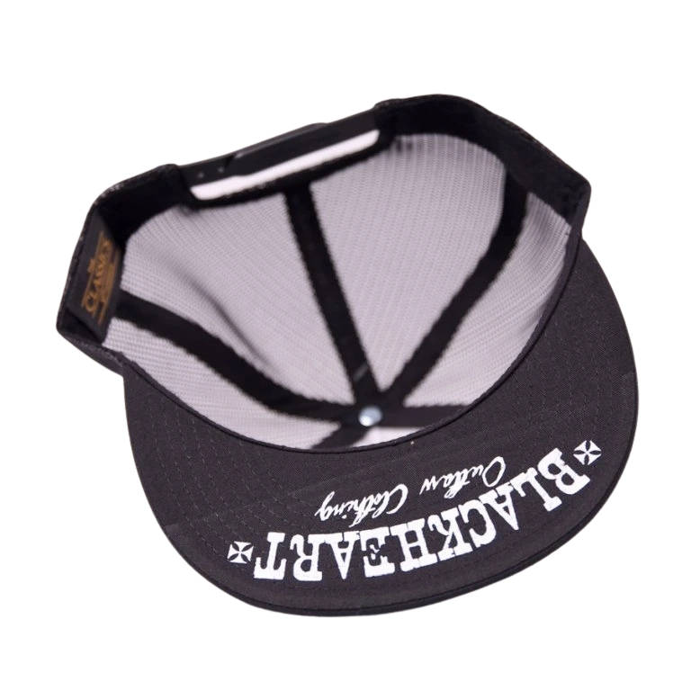 Snapback sapka BLACK HEART Chopper Trucker BLK fekete termék 2. képe