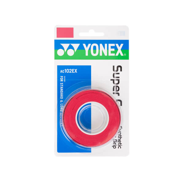 Yonex AC-102ex fedő grip 3db piros akciós termékkép 1