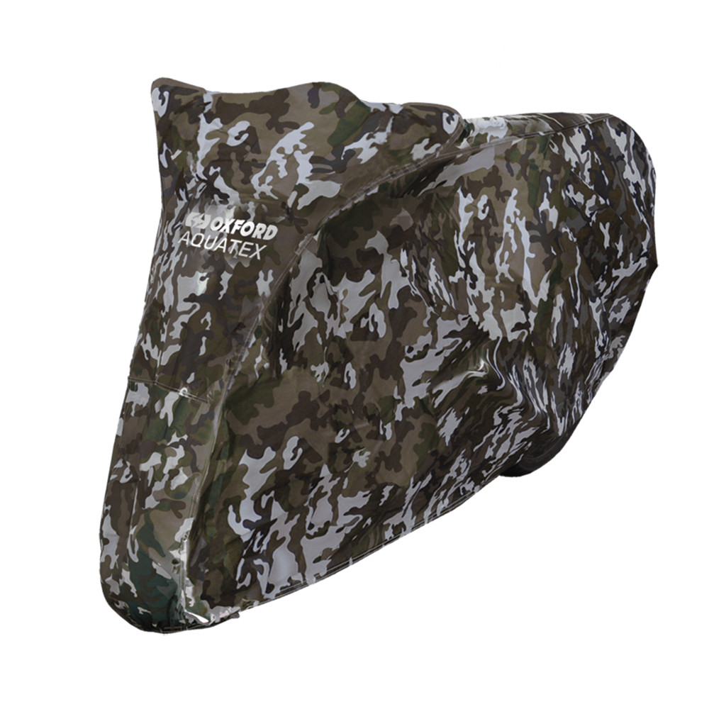 Terepszínű motorkerékpár ponyva Oxford Aquatex Camo M akciós termékkép 1