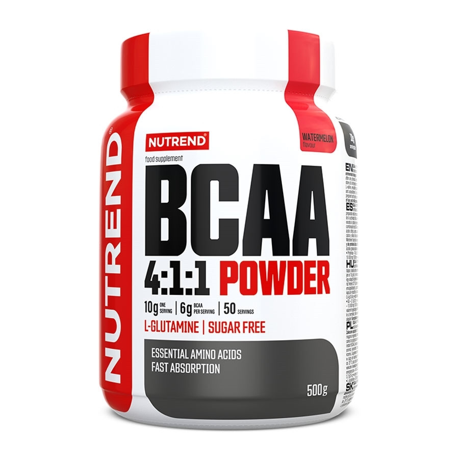 Por koncentrátum Nutrend BCAA 4:1:1 Powder 500 g görögdinnye