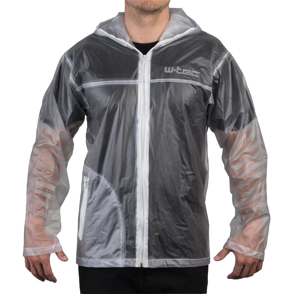 Esőkabát W-TEC Lighty átlátszó 4XL