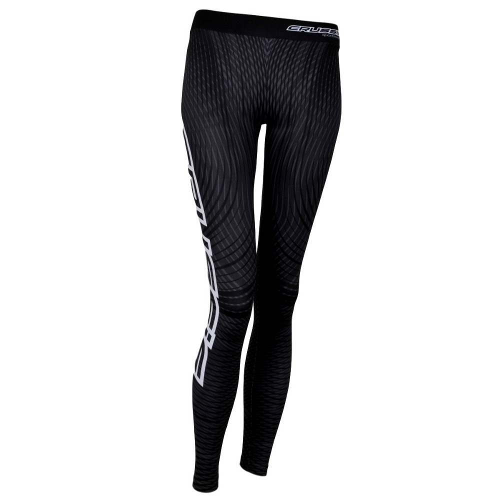 Női leggings CRUSSIS fekete  fekete  XL termék 2. képe