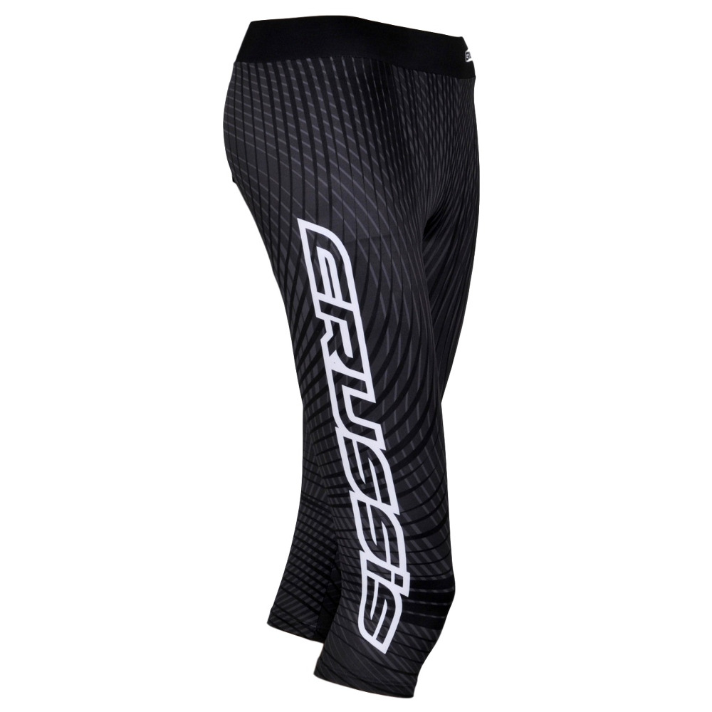 Női leggings 3/4 CRUSSIS fekete  fekete  S akciós termékkép 1