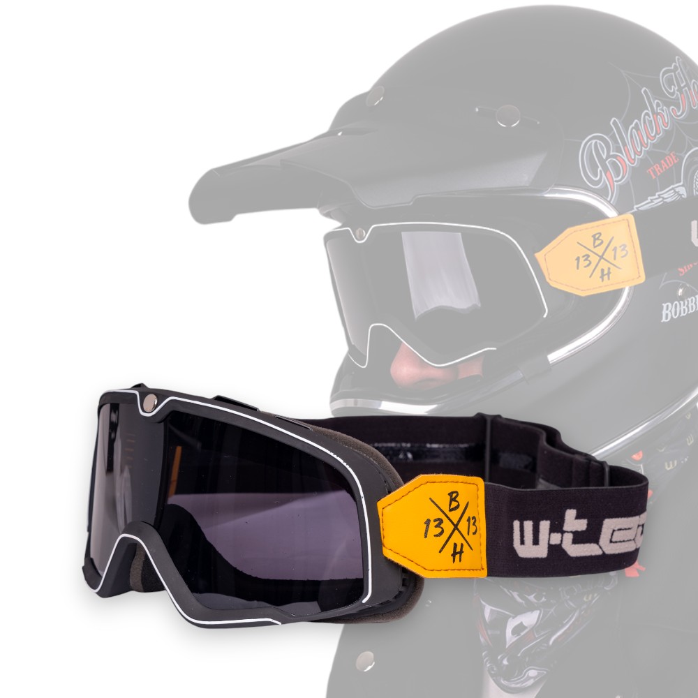 Vintage motoros szemüveg W-TEC Black Heart Dalhart akciós termékkép 1