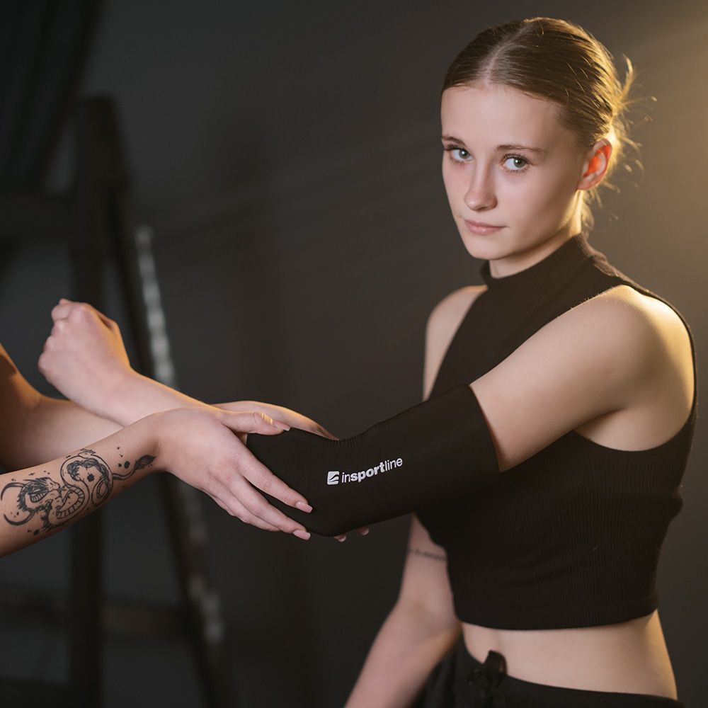 Melegítő-hűsítő könyök bandázs inSPORTline Vitasleeve termék 2. képe