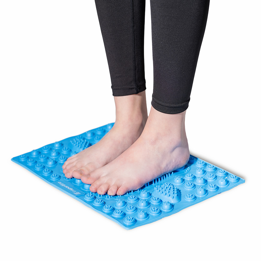Talpmasszírozó szőnyeg inSPORTline Tilsipur 39x29 cm  zöld termék 2. képe
