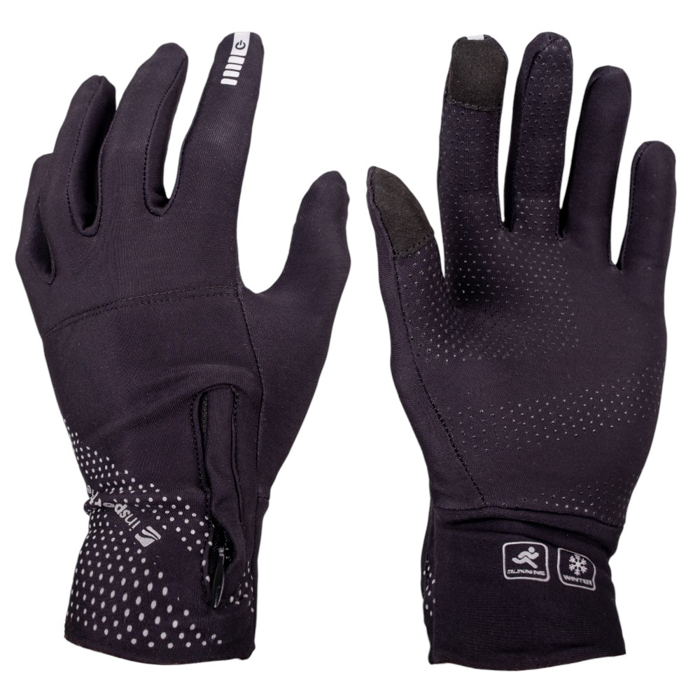 Futókesztyű inSPORTline Navistos fekete S