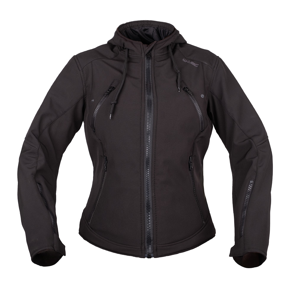 Női softshell motoros kabát W-TEC Dyte fekete XS termék 2. képe