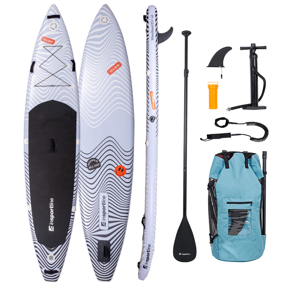 Paddleboard kiegészítőkkel inSPORTline WaveShard 12'6" akciós termékkép 1
