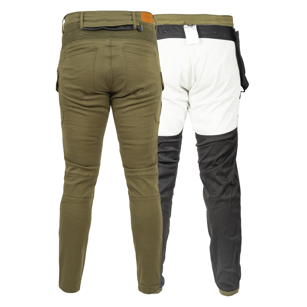 Motoros nadrág W-TEC Cargotic olivazöld 5XL termék 2. képe