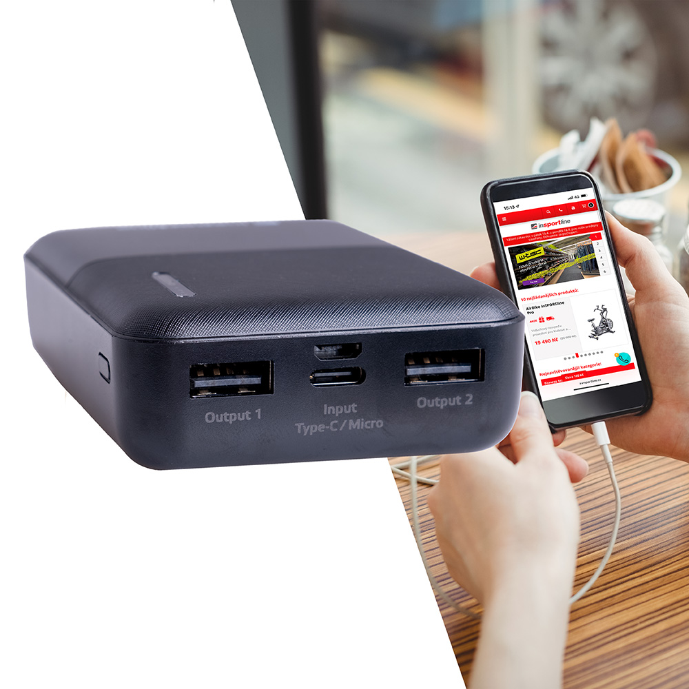 Powerbank inSPORTline PowerTen II 10000 mAh termék 2. képe