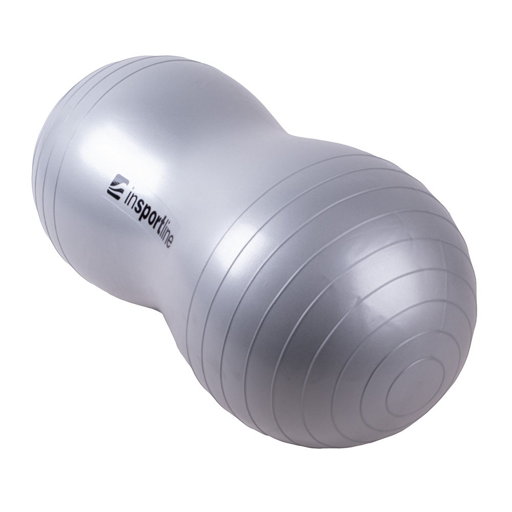 Gimnasztikai labda inSPORTline Peanut Ball 50 cm  szürke termék 2. képe