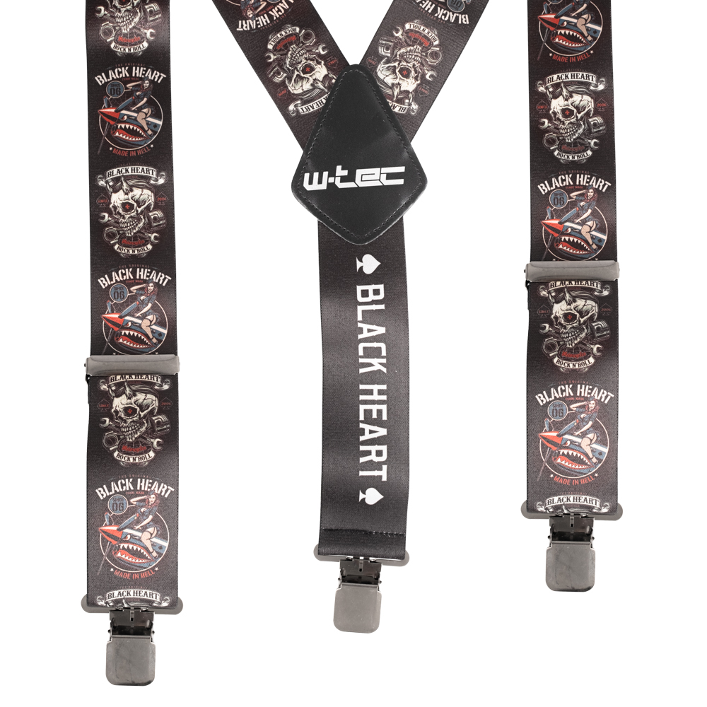 Nadrágtartó W-TEC Black Heart Suspenders Warhawk akciós termékkép 1