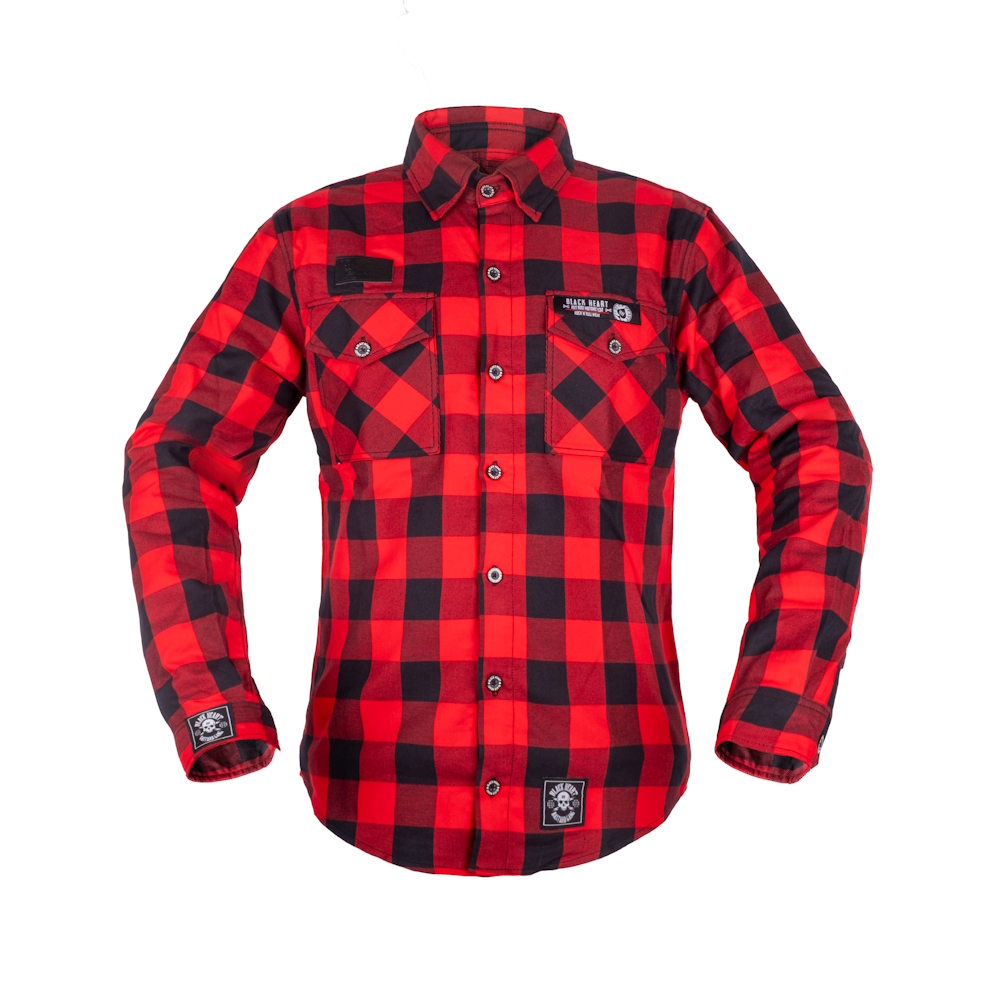 Ing W-TEC Black Heart Respector II meghosszabbított kialakítás, hosszú ujjú piros-fekete 4XL