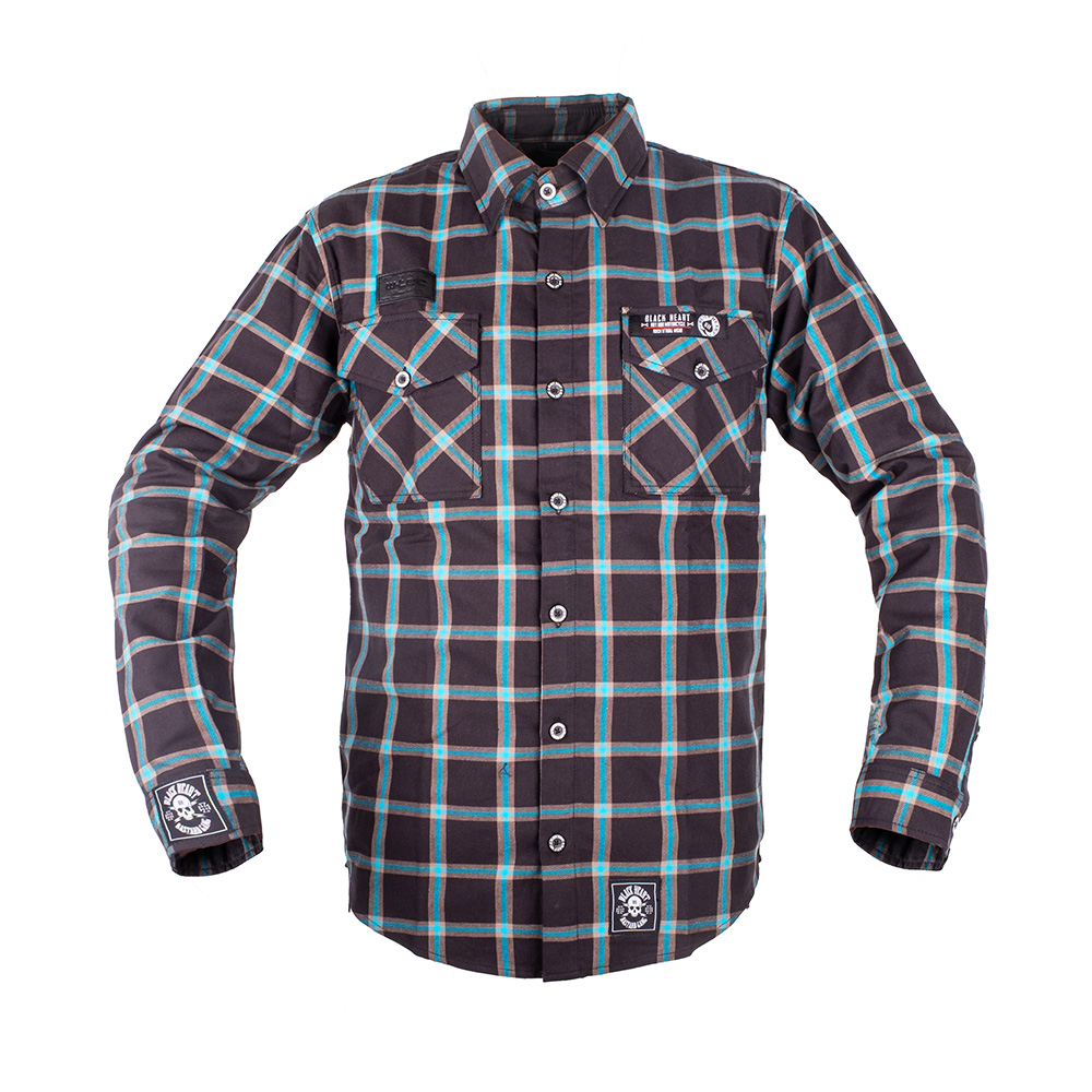 Ing W-TEC Black Heart Respector II meghosszabbított kialakítás, hosszú ujjú fekete kék csíkkal XL