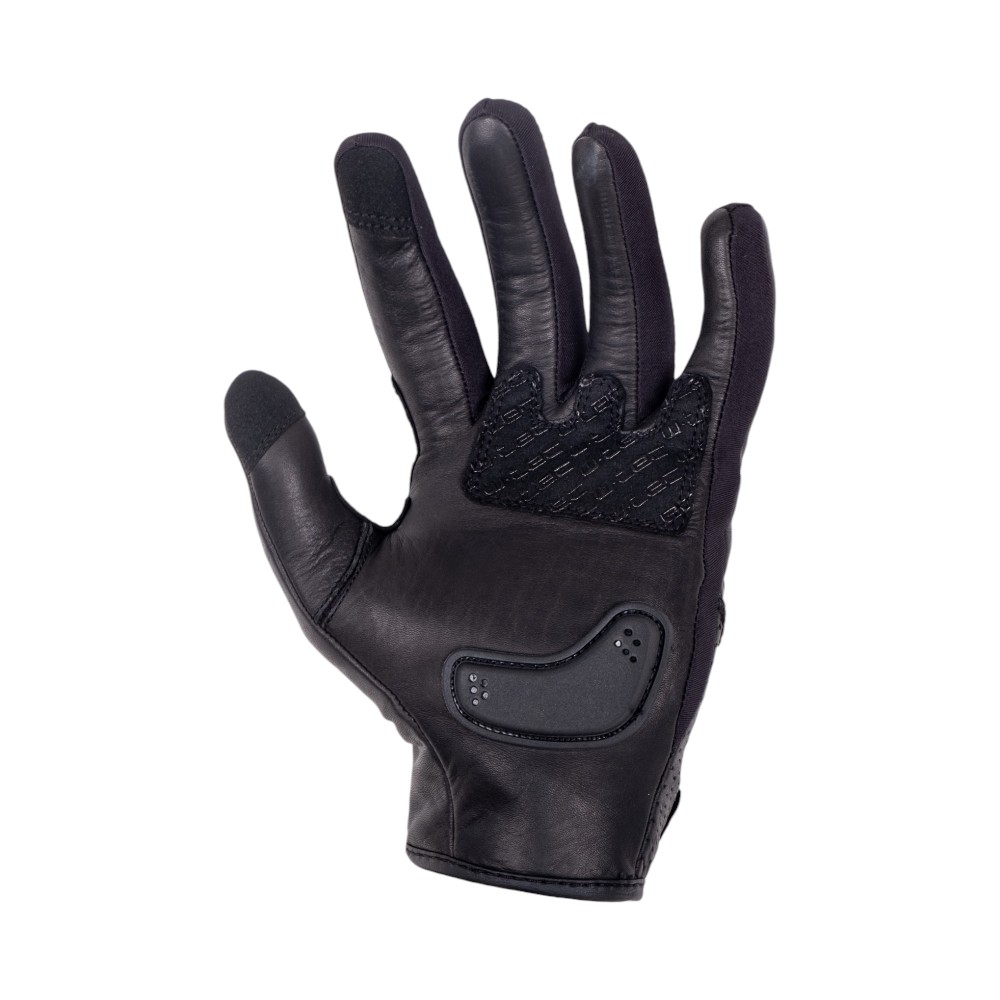 Motoros kesztyű W-TEC Black Heart Ravenero, rugalmas anyag, dupla varrás fekete S termék 2. képe